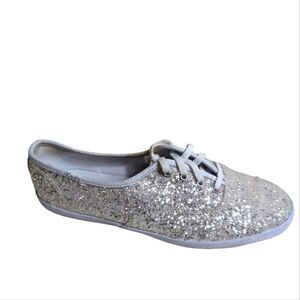 Keds White Sparkle Sneakers Shoes